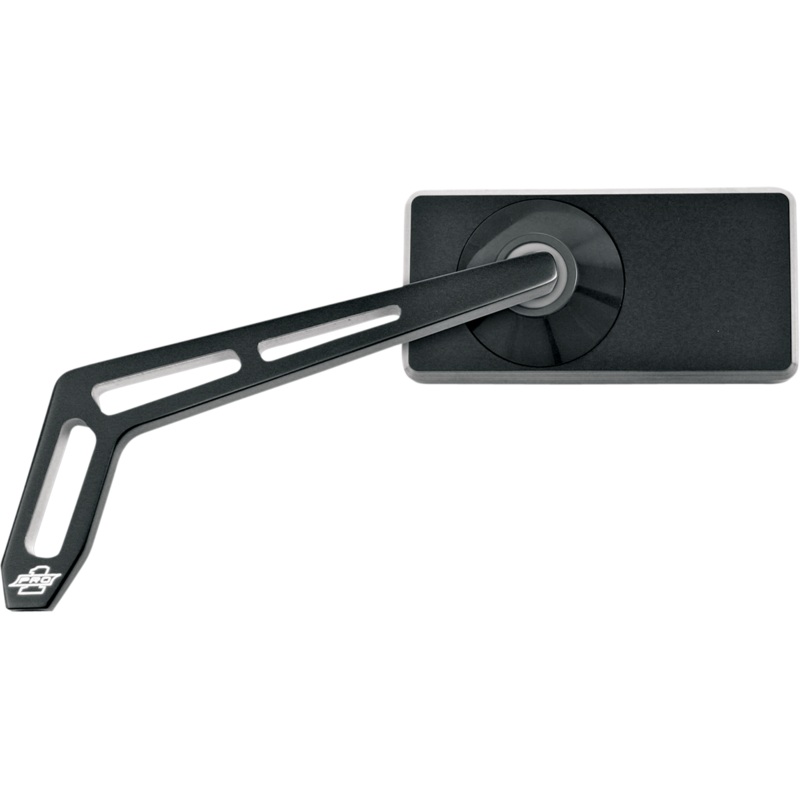 PRO-ONE PERF.MFG. Mirror – Black – Left Billet Aluminum Mirrors with Clear Glass  Weekend Warrior