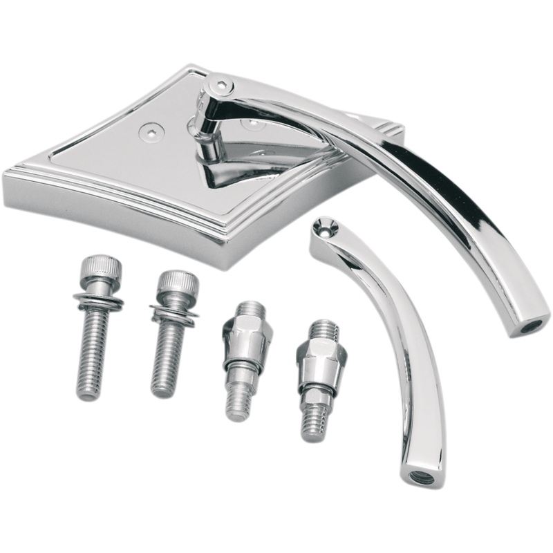 PRO-ONE PERF.MFG. Pro-Mini Mirror – Diamond Pro-Mini Chrome Mirror