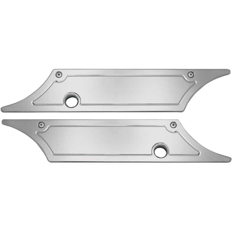 PRO-ONE PERF.MFG. Saddlebag Latch – Chrome Saddlebag Latch Covers