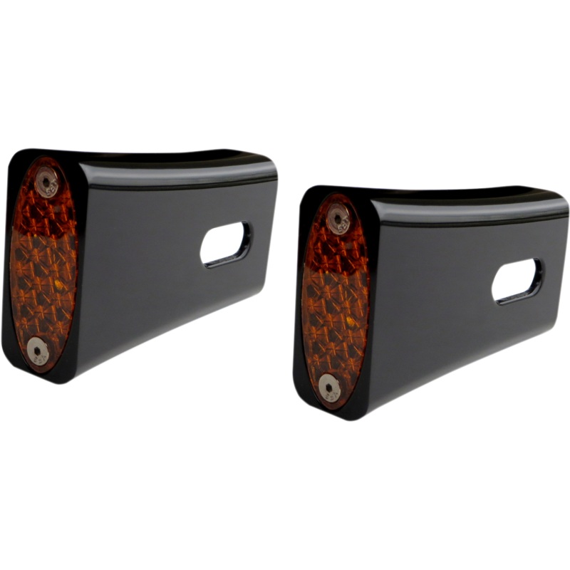 PRO-ONE PERF.MFG. Strut LED Marker Light – Black/Amber Fender Strut LED Marker Lights