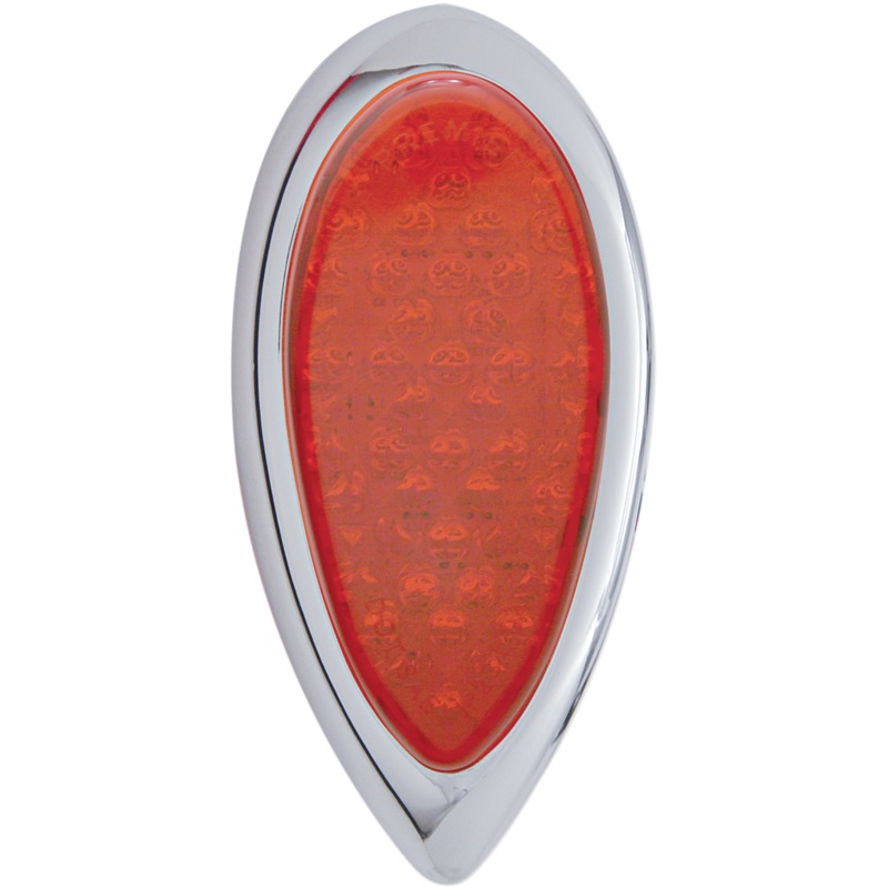 PRO-ONE PERF.MFG. Taillight – Tear Drop – Red Lens Teardrop LED Taillight