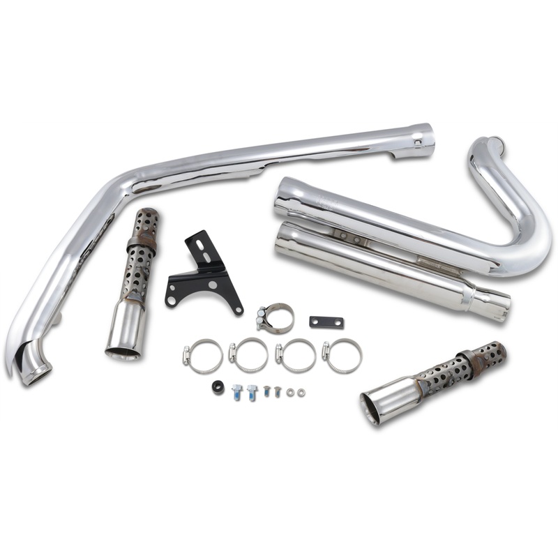 COBRA 909 Exhaust – Chrome – ’06-’11 Dyna 6709