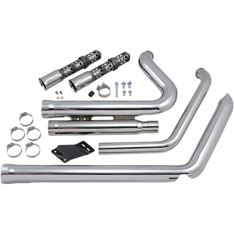 COBRA 909 Exhaust – Chrome – ’12-’17 Softail 6711