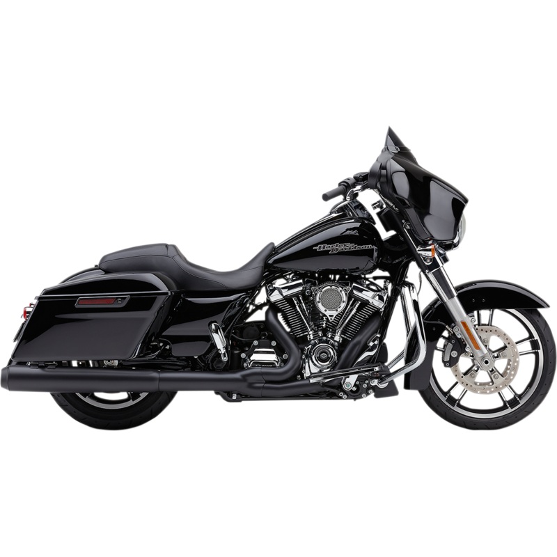 COBRA Powr-Flo 2:1 Exhaust – Black – ’17-’20 FL 6451RB