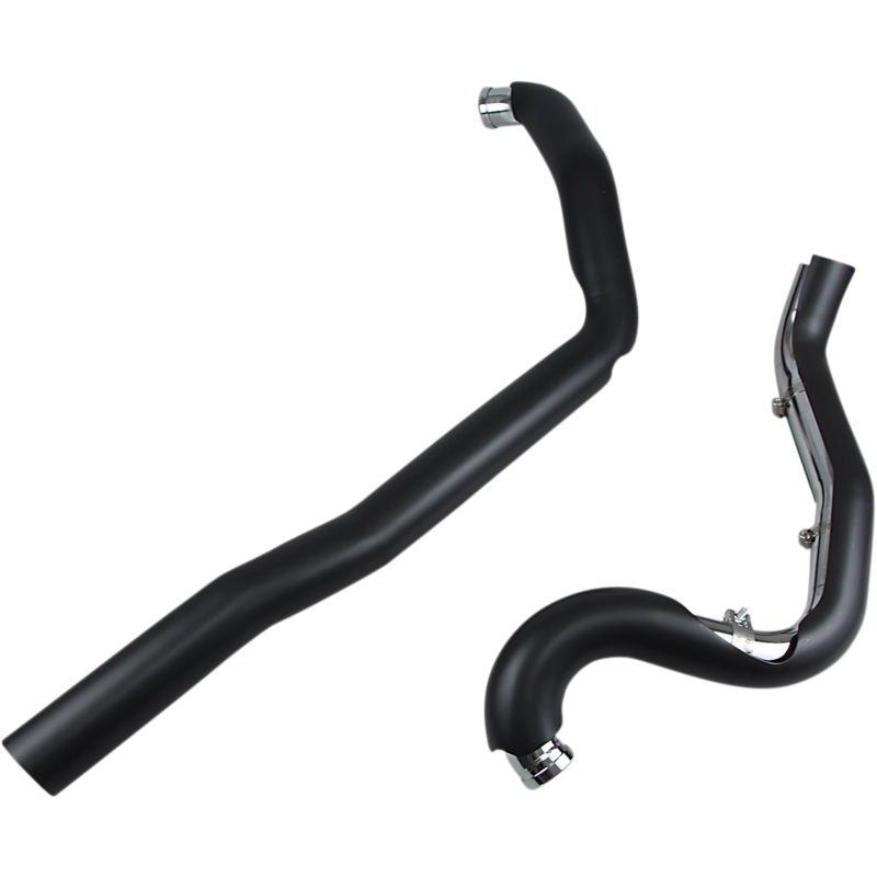 COBRA True Dual Headpipes – Black – ’07-’08 FL 6251RB