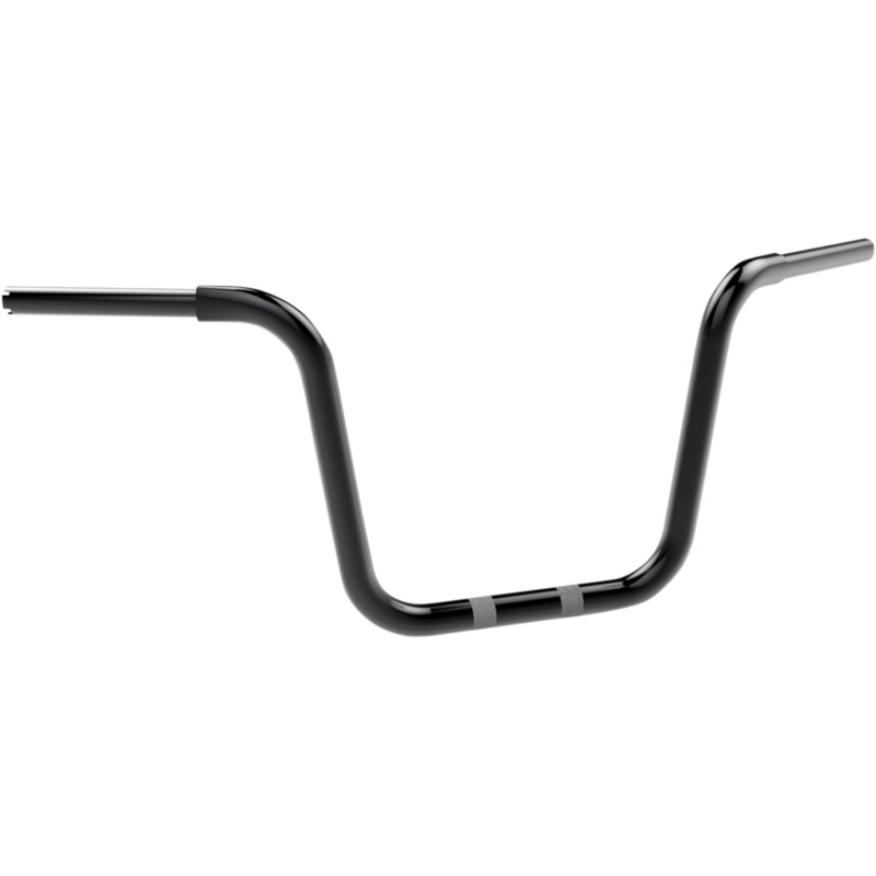 KHROME WERKS Black 12 Ape Hanger Handlebar 1-1/4 Fat Center Bobber Ape Handlebar