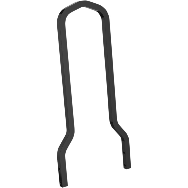 KHROME WERKS Sissy Bar – 12.5 x 7.5 – Black Square Sissy Bar