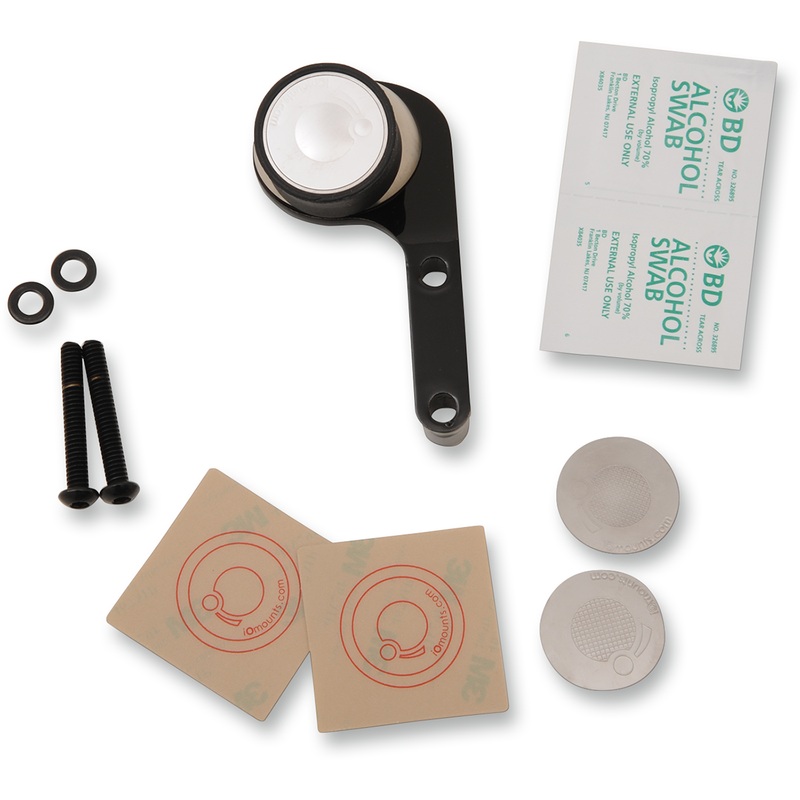 KLOCK WERKS Black iOmount Right Handlebar Mount for ’96 – ’19 Harley Davidson iOmounts Device Mount