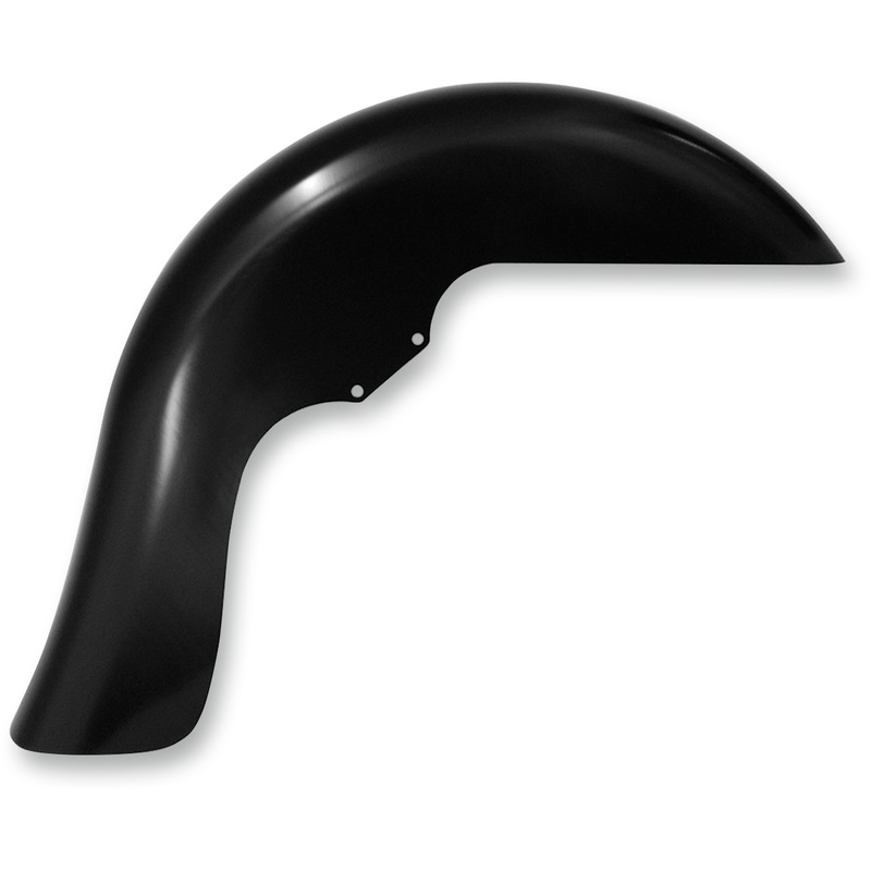 KLOCK WERKS WFB Benchmark Front Fender – Steel – Black – For Raked Trees – 23 WFB Benchmark Front Fender