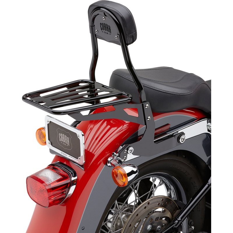 COBRA Backrest Kit – 14 – Black – Softail 602-2001B