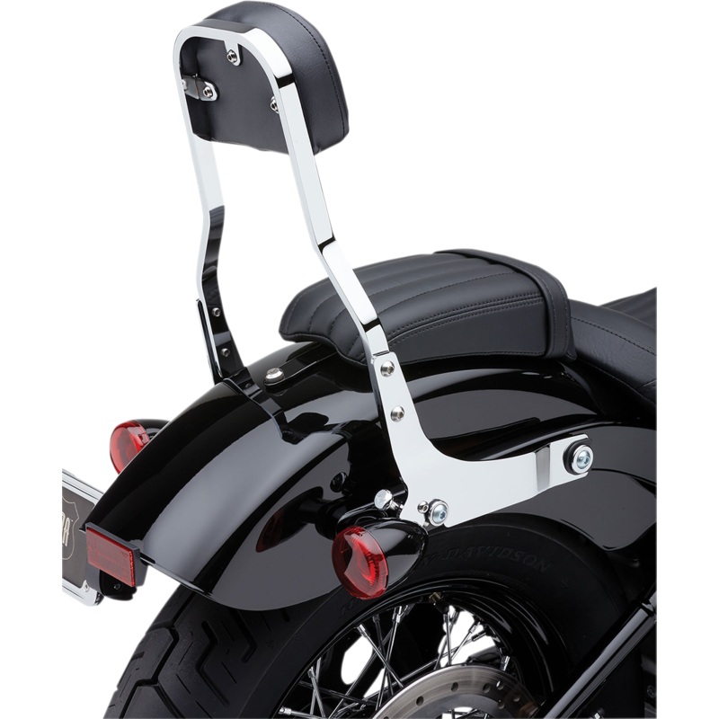COBRA Backrest Kit – 14 – Chrome – Dyna 602-2044