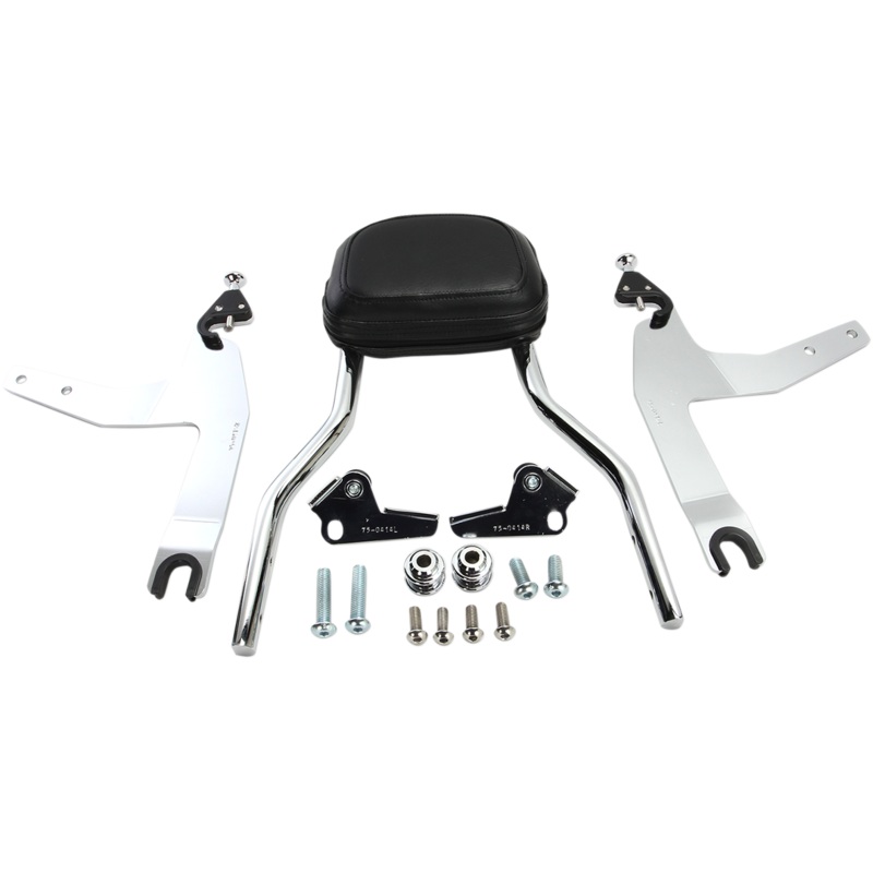 COBRA Backrest Kit – 14 – Chrome – Softail 602-2002