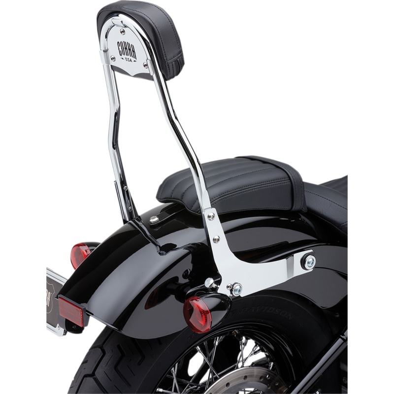 COBRA Backrest Kit – 14 – Chrome – Softail 602-2006