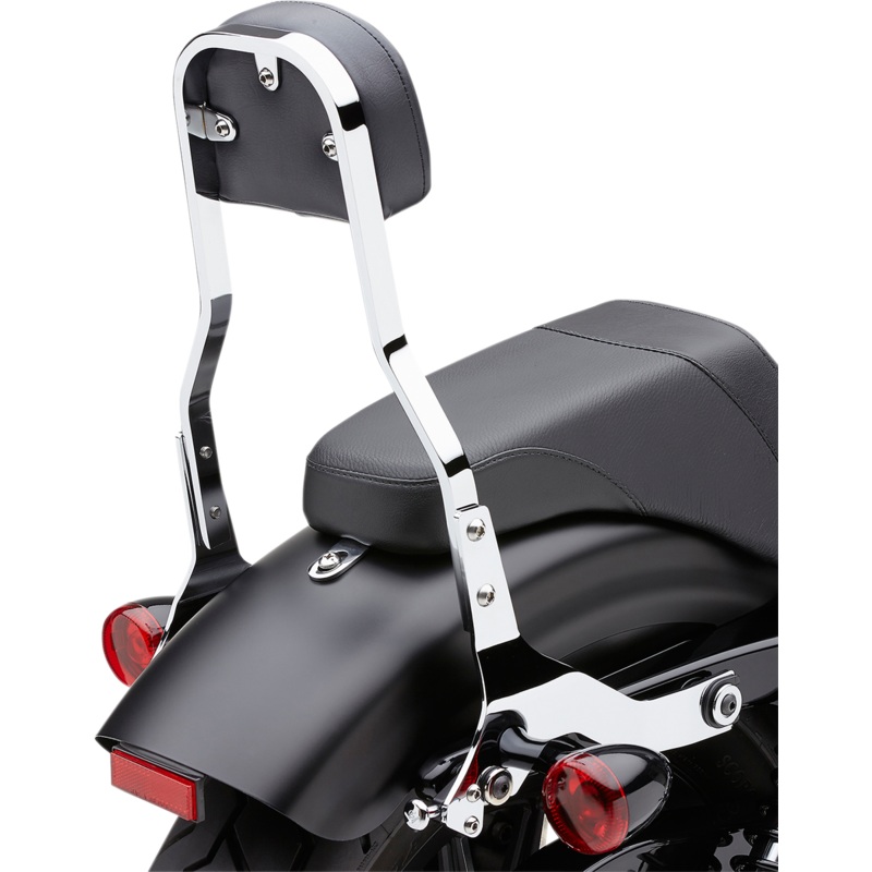 COBRA Backrest Kit – 14 – Chrome – Softail 602-2041