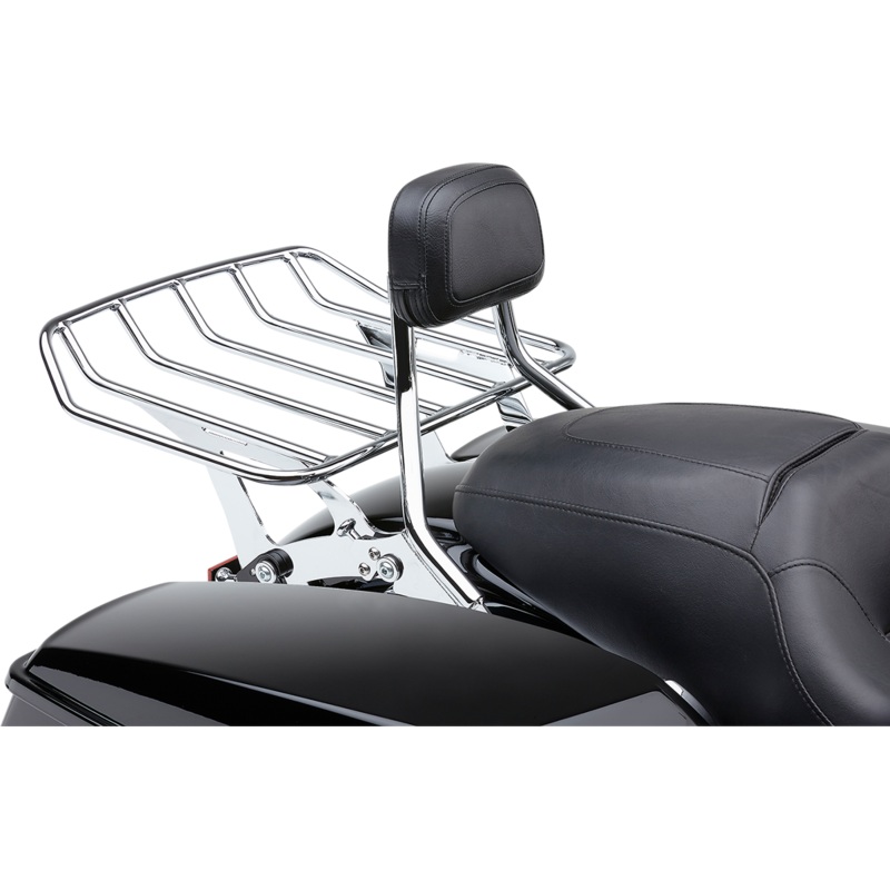 COBRA Detachable Backrest – Chrome – Short – FLH/FLT 602-2200