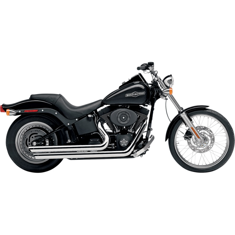 COBRA Speedster Slashdown Exhaust – Chrome – ’86-’06 Softail 6850