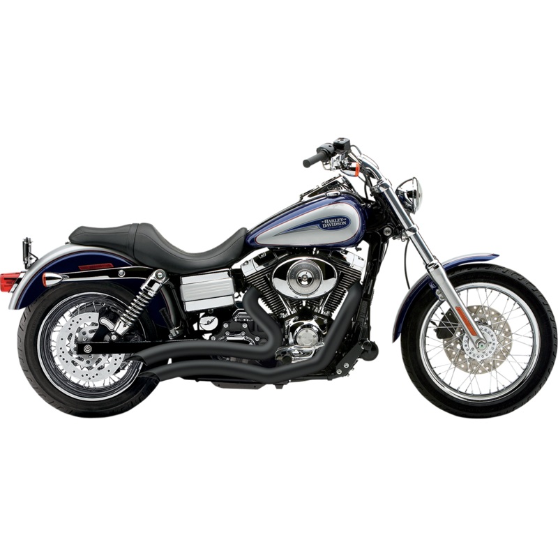 COBRA Speedster Swept Short Exhaust – Black – ’12-’17 Dyna 6229B