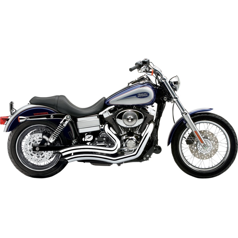 COBRA Speedster Swept Short Exhaust – Chrome – ’12-’17 Dyna 6229