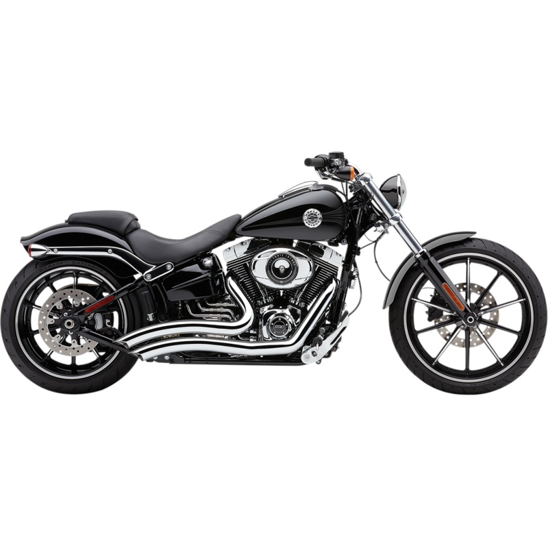 COBRA Speedster Swept Short Exhaust – Chrome – FXSB ’13-’17 6226