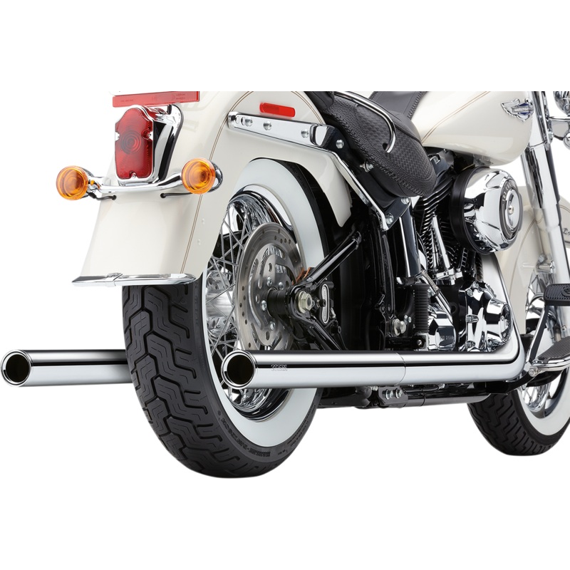 COBRA True Dual Exhaust – Billet Tip – ’12-’17 Softail 6986