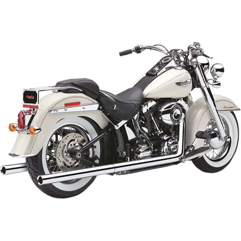 COBRA True Dual Exhaust – Billet Tip – ’97-’06 Softail 6984