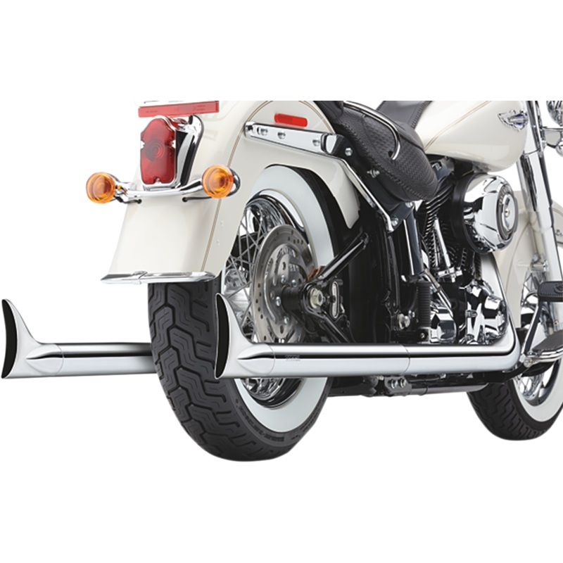 COBRA True Dual Exhaust – Fishtail – ’97-’06 Softail 6987