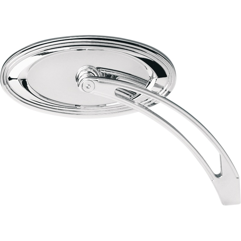 ARLEN NESS Alternative Oval Stepped Mirror Chrome Alternative Mirror