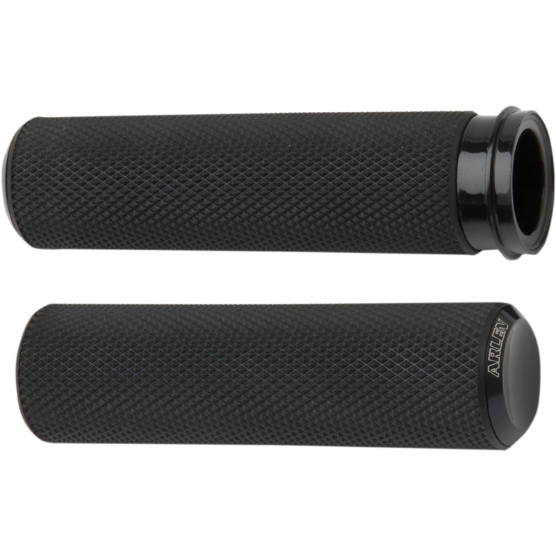 ARLEN NESS Black Knurled Grips for TBW Fusion Knurled Grips