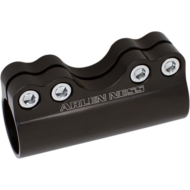 ARLEN NESS Black Modular Handlebar Clamp Modular Adjustable Handlebar Clamp for 1 and 1-1/4 Handlebars