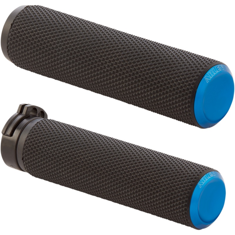 ARLEN NESS Blue Knurled Grips for Cable Fusion Knurled Grips