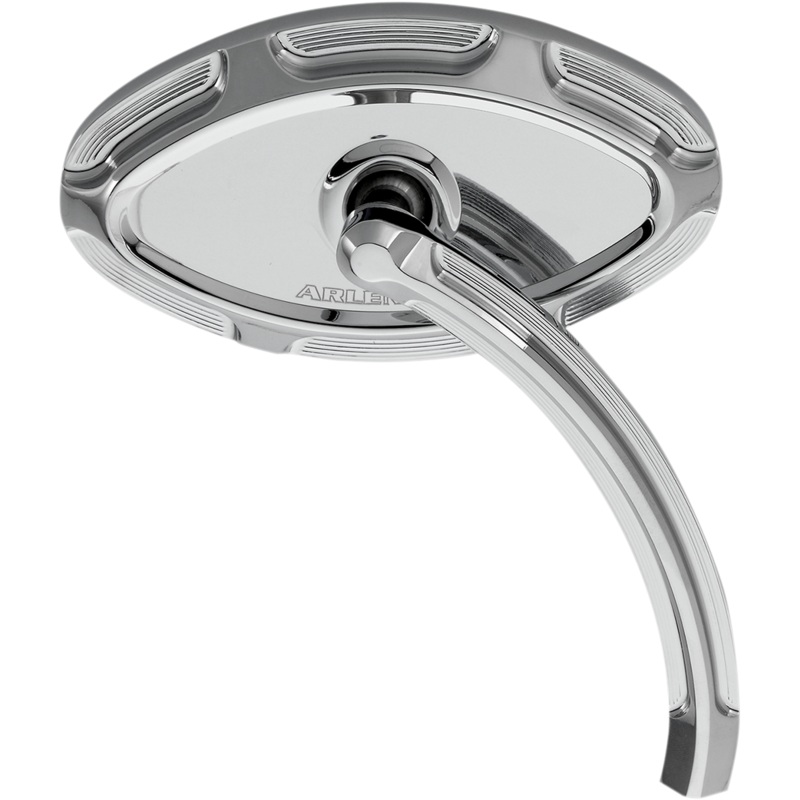ARLEN NESS Cats Eye Forged Billet Mirror – Chrome – Right Cats Eye Forged Billet Mirror