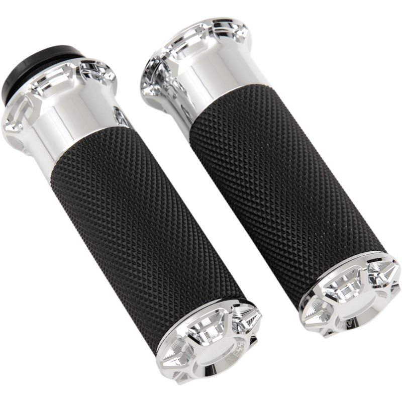 ARLEN NESS Chrome Beveled Grips for TBW Fusion Beveled Grips
