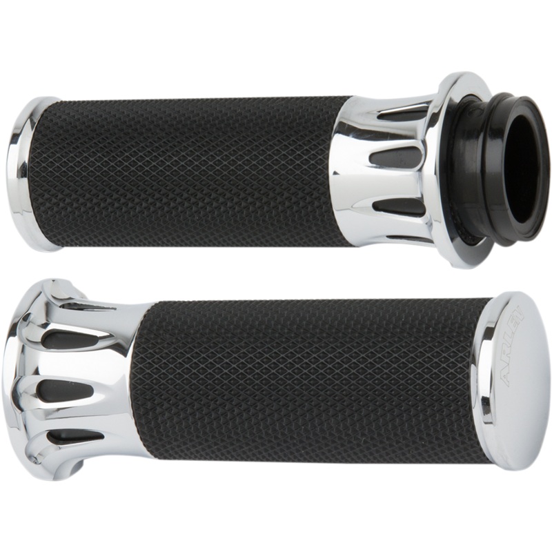ARLEN NESS Chrome Deep Cut Grips for Cable Fusion Deep Cut Grips