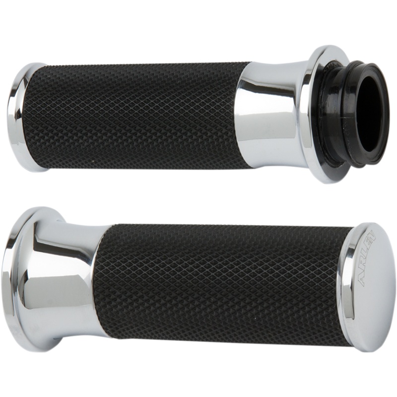 ARLEN NESS Chrome Smoothie Grips for Cable Fusion Smooth Grips