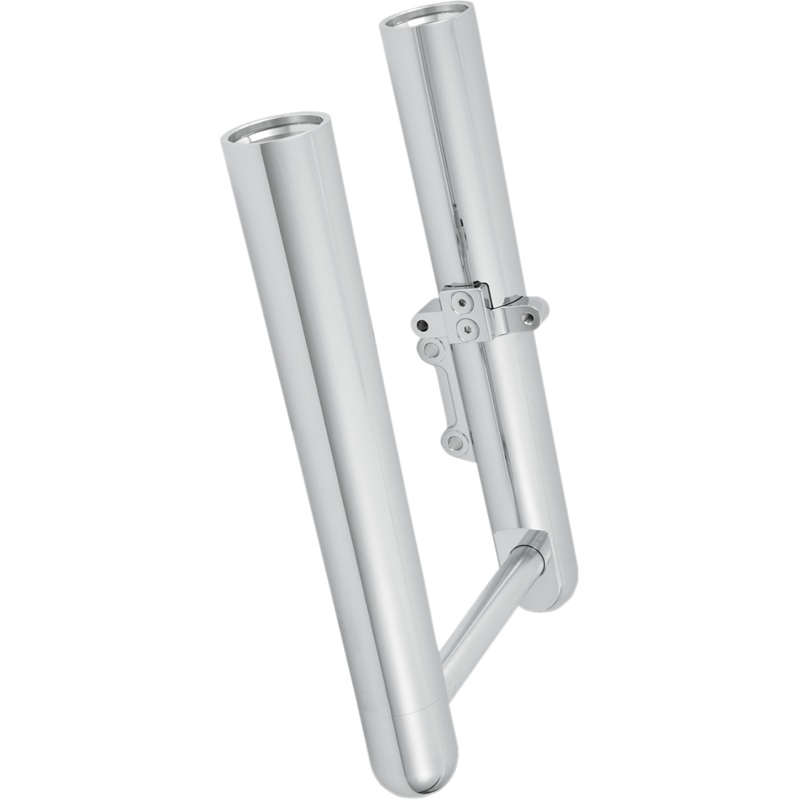 ARLEN NESS Hot Legs Fork Legs – Custom Single Disc – Smooth – Chrome –  ’07-’17 FLST Hot Legs Fork Leg  Smooth