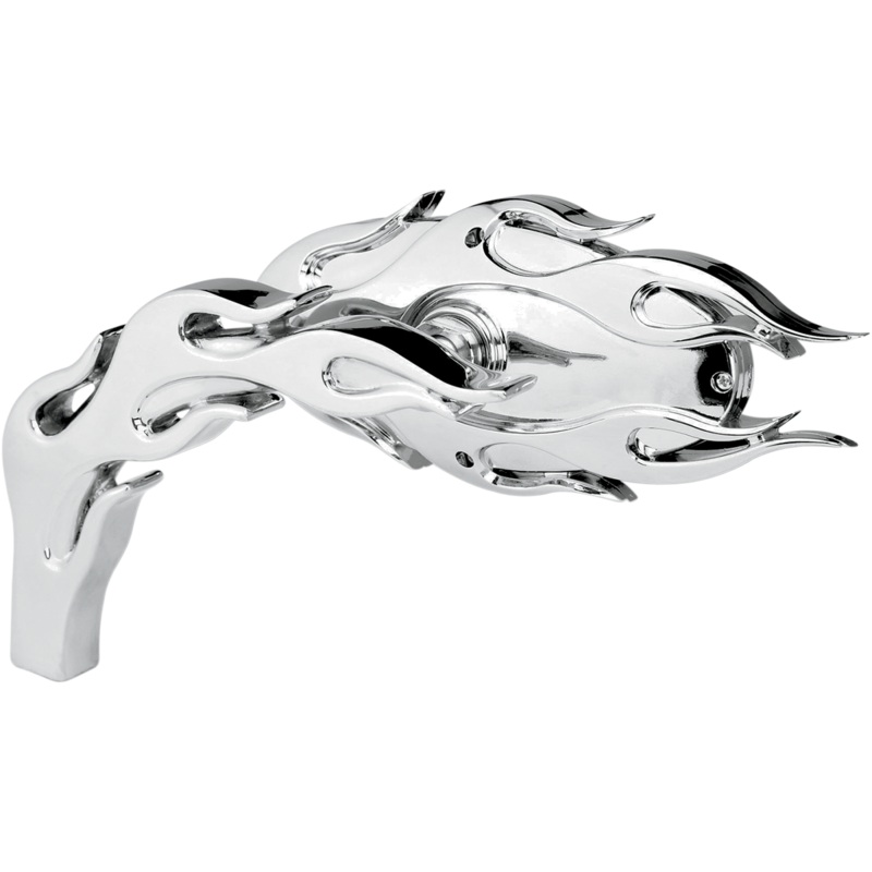 ARLEN NESS Mirror – Right – Chrome Micro-Mirror  Flamed