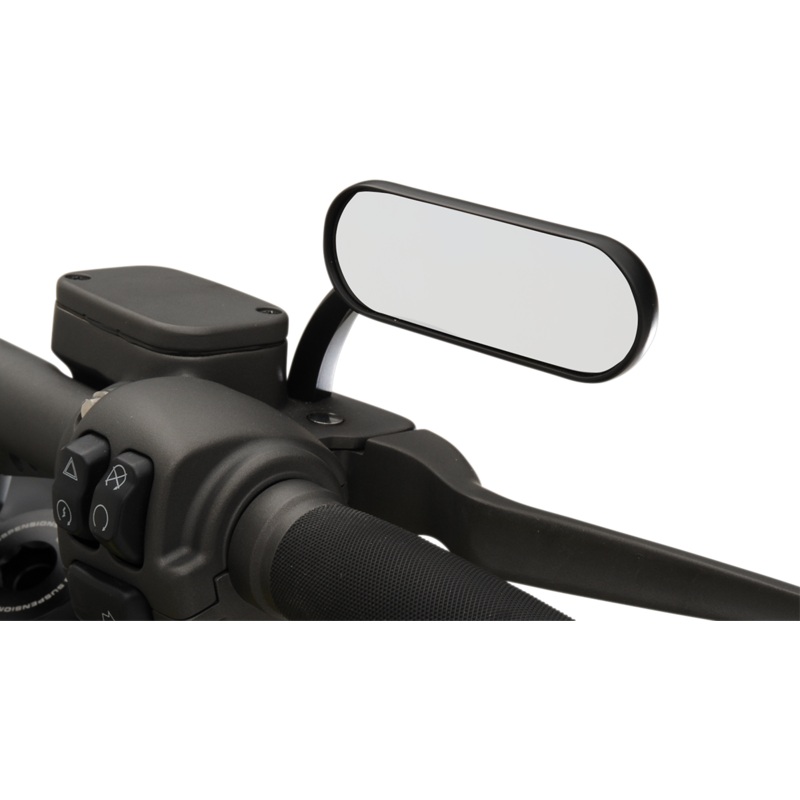 ARLEN NESS Oval Mirror – Black – Right Micro-Mirror  Mini Oval
