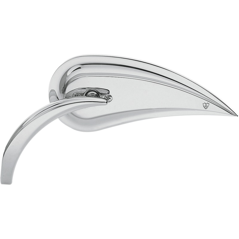 ARLEN NESS Rad III Mirror – Tear Drop – Chrome – Left Rad III Mirror