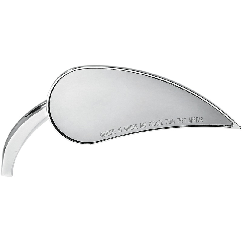 ARLEN NESS Rad III Mirror – Tear Drop – Chrome – Right Rad III Mirror