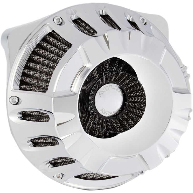 ARLEN NESS Air Clean Deep-Cut 17-18FL Chrome Inverted Series Air Cleaner Kit  Deep Cut