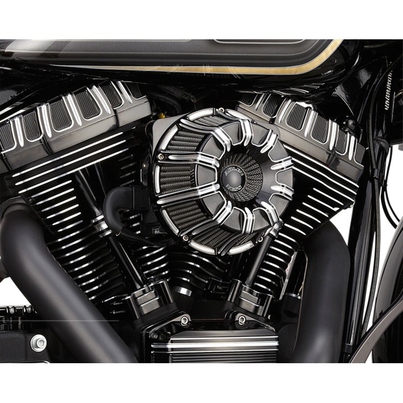 ARLEN NESS Air Cleaner 10 Gauge FLT Black Inverted Series Air Cleaner Kit  10 Gauge