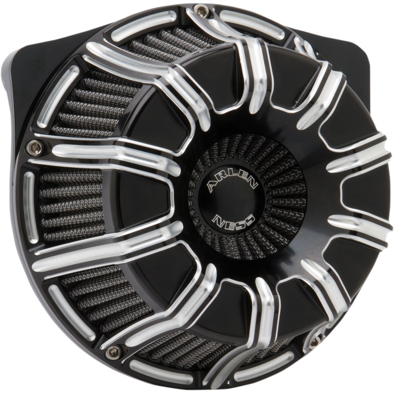 ARLEN NESS Air Cleaner 10 Gauge XL Black Inverted Series Air Cleaner Kit  10 Gauge