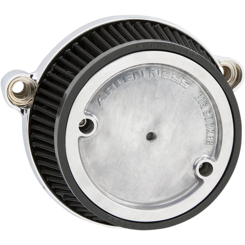 ARLEN NESS Air Cleaner M8 w/Chrome Back Plate M8 Air Cleaner Kit