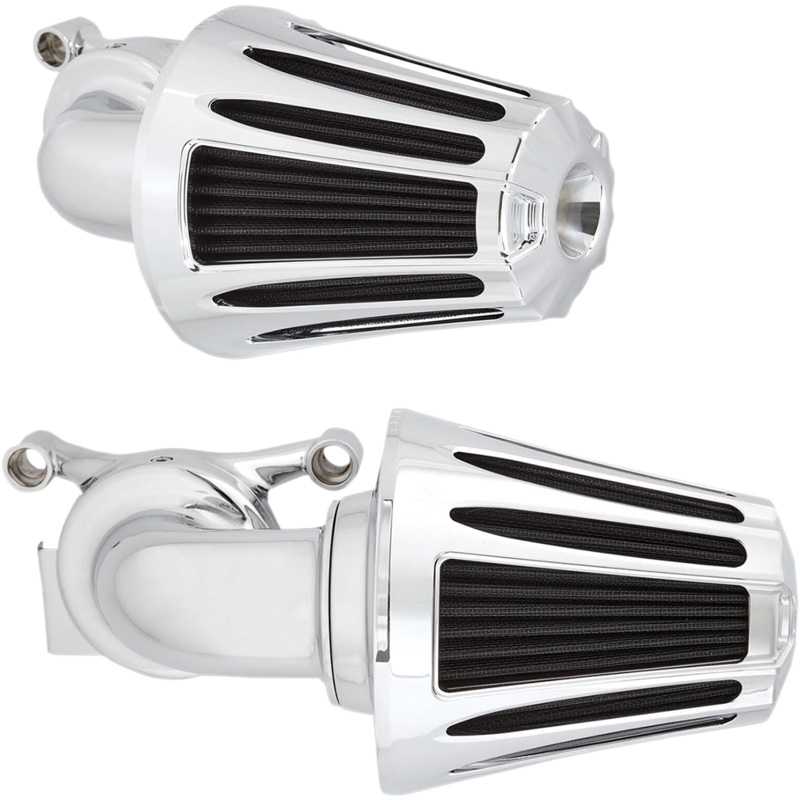 ARLEN NESS Air Cleaner Monster Deep-Cut Chrome Monster Sucker Air Cleaner Kit with Cover  Deep Cut