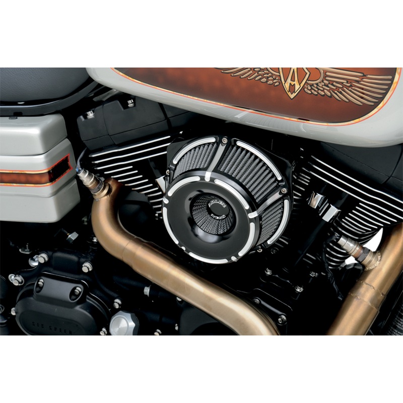 ARLEN NESS Air Cleaner Slot-Track 99-17 Big Twin Black Inverted Series Air Cleaner Kit  Slot Track