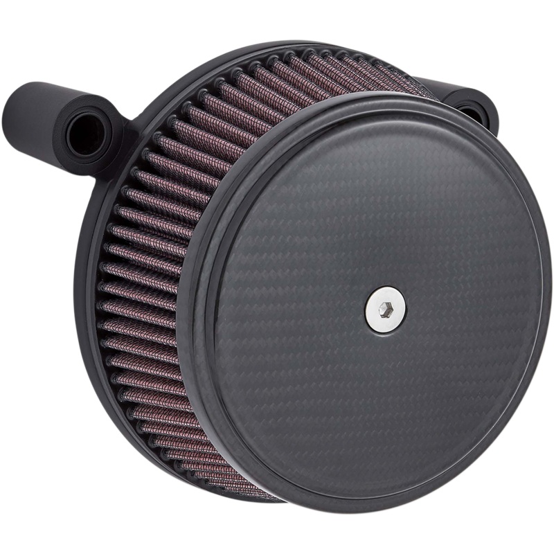 ARLEN NESS Air Cleaner – Sucker – Carbon – Twin Cam Big Sucker Stage I Air Filter Kit with Standard Filter  Carbon