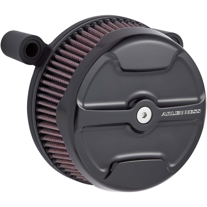 ARLEN NESS Air Cleaner – Sucker -Twin Cam – Knuckle Black Big Sucker Stage I Air Filter Kit with Standard Filter  Knuckle