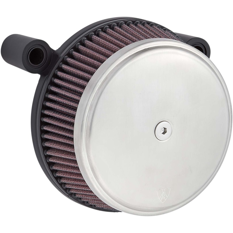 ARLEN NESS Air Cleaner – Sucker – Twin Cam – Stainless Steel Big Sucker Stage I Air Filter Kit with Standard Filter  Brushed