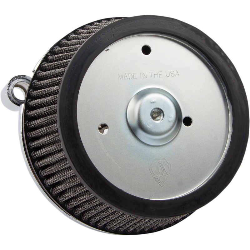 ARLEN NESS Air Cleaner Synthetic Stage-1 XL Chrome Big Sucker Air Filter Kit Accepts OEM Covers