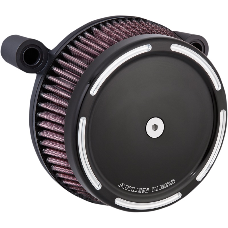 ARLEN NESS Air Cleaner Synthetic Stage1 Slot Black Twin Cam Big Sucker Stage I Air Filter Kit with Synthetic Filter  Slot Track